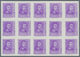 Delcampe - Spanien: 1938, Ferdinand II. Five Different Stamps Incl. Both Imprints Of 30c. In IMPERFORATE Blocks - Other & Unclassified