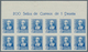 Spanien: 1938/1939, Queen Isabella Definitives Complete Set Of Six In IMPERFORATE Blocks Of Twelve F - Andere & Zonder Classificatie