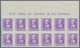 Spanien: 1938/1939, Queen Isabella Definitives Complete Set Of Six In IMPERFORATE Blocks Of Twelve F - Andere & Zonder Classificatie