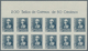 Delcampe - Spanien: 1938/1939, Queen Isabella Definitives Complete Set Of Six In IMPERFORATE Blocks Of Twelve F - Andere & Zonder Classificatie