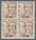 Spanien: 1940, General Franco Definitive 10 PTS. Brown Block Of Four, All Stamps Mint Hinged, Mi. € - Andere & Zonder Classificatie