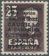 Spanien: 1951, Canary Island Visit, 25pts.+10c. Violet-black, 2nd Edition With Control Number "A001. - Andere & Zonder Classificatie