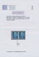 Spanien: 1955, Definitives "General Franco", 1pts. Blue, Colour Essay, Horizontal Pair, Unmounted Mi - Andere & Zonder Classificatie