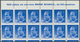 Spanien: 1987, Juan Carlos I. 30pta. Ultramarine Block/12 From Upper Margin With Imprint '100 Sellos - Andere & Zonder Classificatie