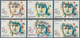 Spanien: 1988, Prominent Woman 20pta. ‚Maria De Maeztu‘ Five Stamps With ERRORS Incl. One With BLUE - Andere & Zonder Classificatie