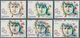 Spanien: 1988, Prominent Woman 20pta. ‚Maria De Maeztu‘ Five Stamps With ERRORS Incl. One With BLUE - Andere & Zonder Classificatie