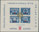 Spanien - Lokalausgaben: Sevilla: 1939, 2 Sheet Blocks With Gold Overprinting Coat Of Arms (RR): Des - Nationalist Issues