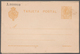 Spanien - Ganzsachen: 1918, Alfons XIII, 15 C. Yellow, Unissued Double Card "A.000000", Unused. ÷ 19 - 1850-1931