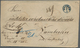 Tschechoslowakei - Heimat: 1870 (ca.), "PILGRAM", Clear Strike Of Blue C.d.s. On Official Insured Le - Andere & Zonder Classificatie