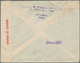 Türkei: 1945. Airmail Letter To Australia, Handstamped With Boxed "PAR AVION" (private Cachet) Ad Bi - Andere & Zonder Classificatie