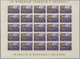 Ungarn: 1947, President Roosevelt Airmail Set Of Four In Complete IMPERFORATE Sheets With 25 Stamps - Brieven En Documenten