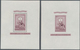Ungarn: 1951, 80th Anniversary Of Hungarian Stamps, Set Of Three Souvenir Sheets Perforated And Impe - Brieven En Documenten