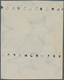 Ungarn: 1955, Hungarian Poets, 1 Ft Blue, Imperforated Vertical Pair With Additional INVERTED Printi - Brieven En Documenten