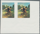 Ungarn: 1969, 5 Ft "Paintings Of French Masters", Printing Color Gold Omitted (frame And Inscription - Covers & Documents