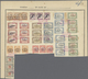 Ungarn - Besetzte Gebiete: Debrecen (Debreczin): 1919. 36 Strips Of 3 On UPU Album Page, Red Overpri - Debreczen