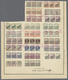 Ungarn - Besetzte Gebiete: Debrecen (Debreczin): 1919. 36 Strips Of 3 On UPU Album Page, Red Overpri - Debreczen