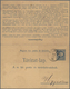 Ungarn - Ganzsachen: 1889. 35 (kr) Blackish-blue/chamois TELEGRAM LETTER CARD, 155 X 97 Mm (hungaria - Postal Stationery