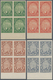Vatikan: 1933, Holy Year "Anno Santo", Complete Set Of Imperforated Blocks Of Four, Each With Bottom - Other & Unclassified