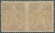 Vatikan: 1938, 10 L Brown-violet Airmail Stamp, Horizontal Pair With Vertically Imperforated Center. - Other & Unclassified