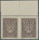 Vatikan: 1945, 30 C Brown, Horizontal Pair From Upper Margin With Vertically Imperforated Center, VF - Otros & Sin Clasificación