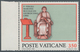 Vatikan: 1981, 350 L "P. Vergilius Maro" From Left Margin, Printing Color Silver (inscription At Rig - Other & Unclassified