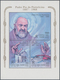 Vatikan: 1998, Padre Pio, Souvenir Sheet, With Printing Variety Cowl Of The Saint In Violet Instead - Other & Unclassified