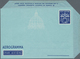 Vatikan - Ganzsachen: 1952, Airletter L. 80 "AEROGRAMMA" Blue, Unused, Two Varieties: (1) Missing In - Enteros Postales