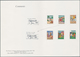 Vereinte Nationen - Genf: 1987. Children's Vaccination. Die Proofs For The Issues Of New York (Mi #5 - Unused Stamps