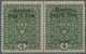 Westukraine: 1919, 4kr. Olive Green In Pair, Mint Copys, Right Stamp Has "no Dot After 'H'", Signed - Ukraine