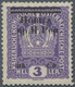 Westukraine: 1919, Stamp From Austria Schahiw On 3 H With "missing 'Y'", Rare! Certificate Mikulski. - Oekraïne
