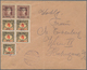 Westukraine: 1919, Overprint On 4 H. Postage Etc. On Cover. Very Rare Usage Of The Corrected Plate ( - Ucrania