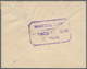 Zypern: 1915 Letter From Larnaca With Rare Censor Mark "MARTIAL LAW/ PASSED CENSOR/CYPRUS" Sent Via - Andere & Zonder Classificatie