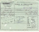 PERMIS DE CIRCULATION :  TOULON A BRESSUIRE. VIA LYON-MONTLUCON - LIMOGES - POITIERS.DU 23/05/1938.RARE.POUR AGENTS SNCF - Europe