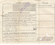 PERMIS DE CIRCULATION :  TOULON A BRESSUIRE. VIA LYON-MONTLUCON - LIMOGES - POITIERS.DU 23/05/1938.RARE.POUR AGENTS SNCF - Europe