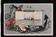 Japan-"Welcome,Visit Of The American Fleet" Oct,1908 - Antique Postcard - Autres & Non Classés