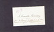 COURCELLES 1898 ANCIENNE CARTE DE VISITE - J. LEMAITRE - GERONNEZ - Libraire - Cartes De Visite