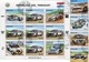 AUTOS DE RALLY. PARAGUAY YVERT 2309 / 2313 YEAR 1987 SERIE COMPLETA CON HOJA BLOCK OBLITERES - LILHU - Paraguay