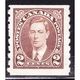 CANADA 1937 KGVI 2 Cents Brown Coil Stamp SG 369 MH - Used Stamps