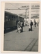 REAL PHOTO -  TRAIN In Railway Station Men Women   - Beograd  Zeleznicka Stanica  Old Photo - Treni