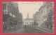 Leuze - Rue Albert Ier Et La Gare ... Carte Animée , Commerces - 1921 ( Voir Verso ) - Leuze-en-Hainaut