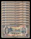 Colombia Lot Bundle 10 Banknotes 1 Peso Oro 1953 Pick 398 BC F - Colombie