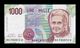 Italia Italy Lot Bundle 10 Banknotes 1000 Lire M. Montessori 1990 Pick 114a UNC - 1000 Lire