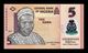 Nigeria Lot Bundle 10 Banknotes 5 Naira 2017 Pick 38h Polymer SC UNC - Nigeria