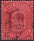 INDIA 1903 KEDVII 12 Anna Purple/Red SG135 FU - 1902-11 King Edward VII