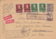 WW2 LETTER, CENSORED ALBA IULIA NR 8, KING MICHAEL STAMPS, REGISTERED PC STATIONERY, ENTIER POSTAL, 1944, ROMANIA - Lettres 2ème Guerre Mondiale