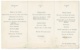 Menu Illustré 3 Feuillets, Dimensions 94 X 170 Mm - Noce D'Argent Berthaud-Vitteau - 21 Octobre 1945 - Menükarten