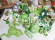 11 Miniatures De GRENOUILLES En Plastique - Bibelot Animaux Grenouille - Animaux