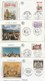 France Lot 31 Enveloppes Différentes FDC Sur Soie 1991 - 8 Scan - 1990-1999