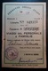 TESSERA FERROVIE DELLO STATO 1957 VIAGGI DEL PERSONALE E FAMIGLIE - Ferrovie