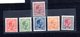 9902 Dänemark, Danmark, Mi 73 Und 146-150 Jeweils * - Unused Stamps